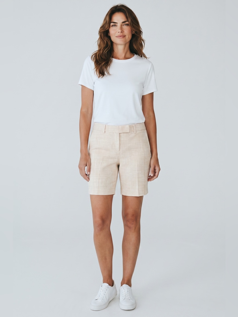 Katherine Barclay Montreal Golf Shorts // Beige // 2